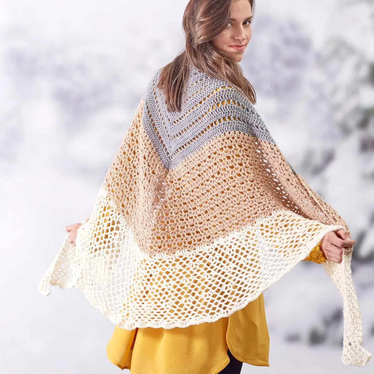 A Duet of Crochet Shawls Kit