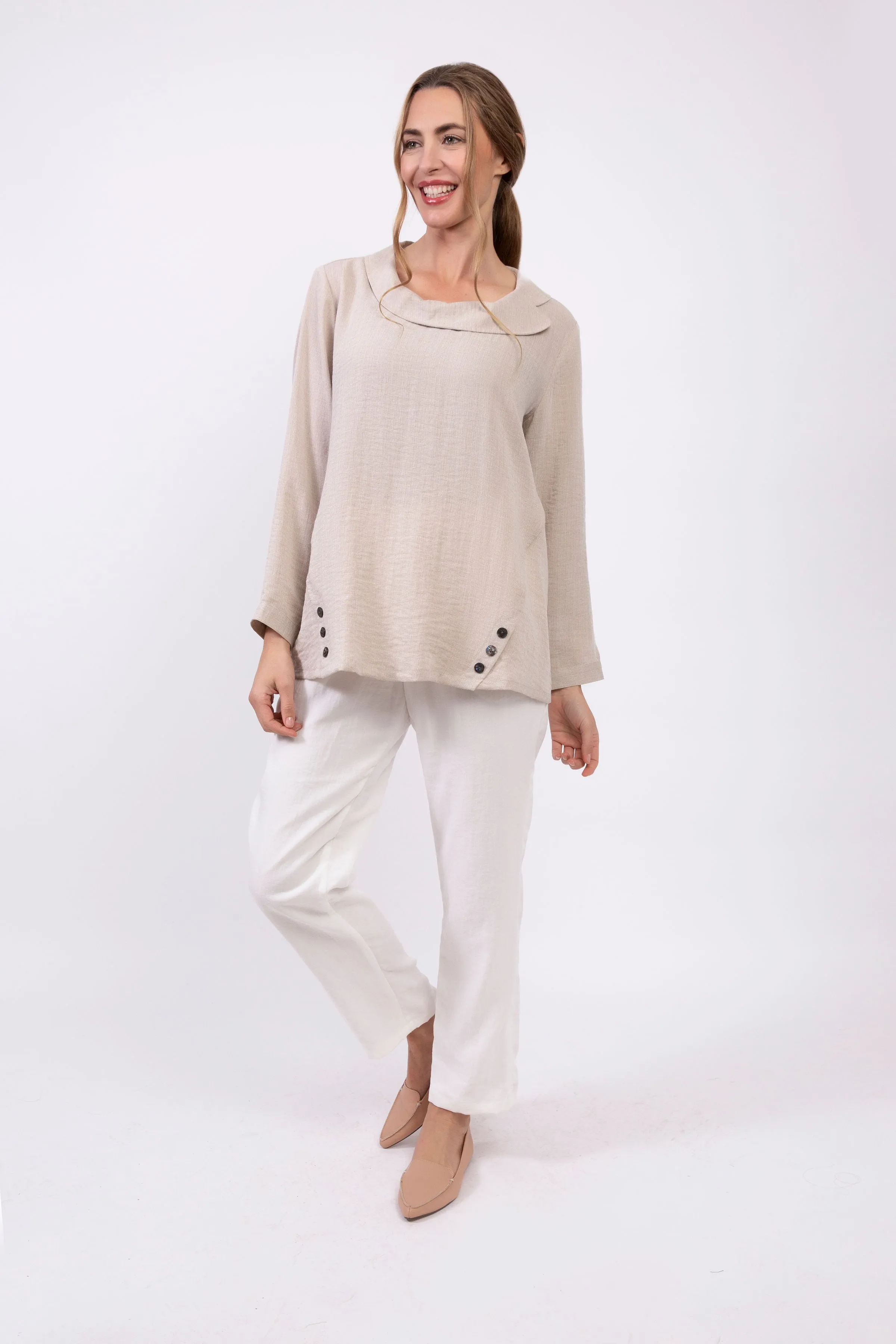 AA344 - Bonnie Linen Pullover