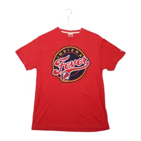 Adult Indiana Fever Bullseye Logo T-shirt in Red by Homage