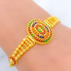 Beautiful Oval Multicolor Bracelet