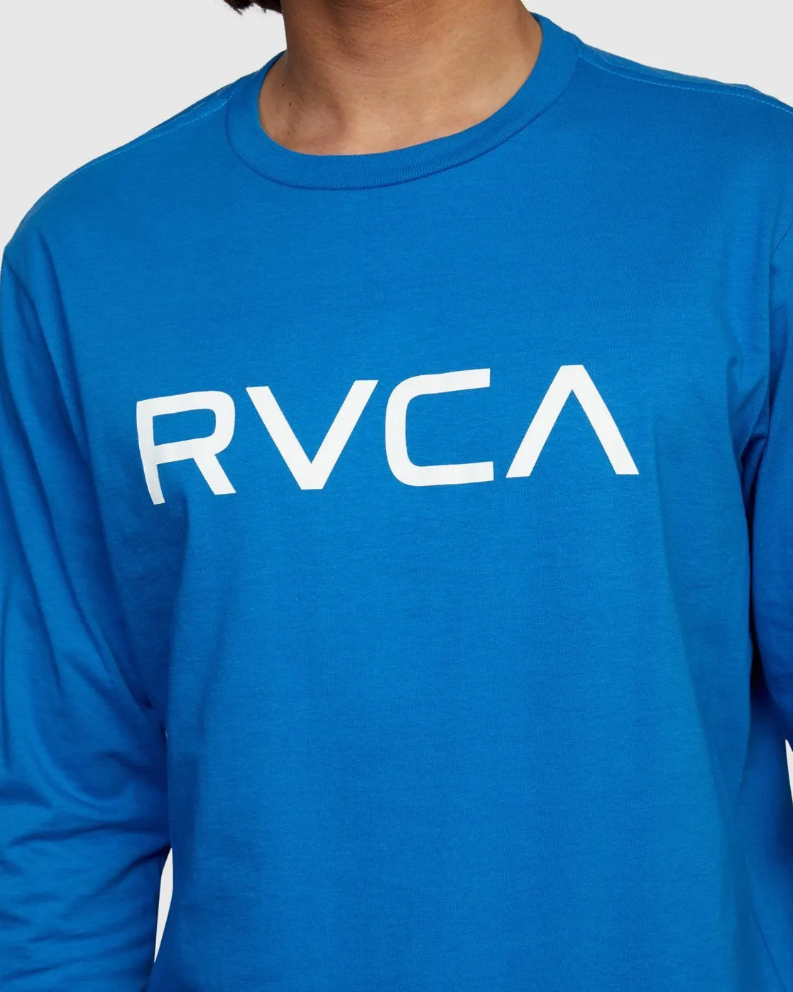 Big RVCA Long Sleeve Tee - French Blue