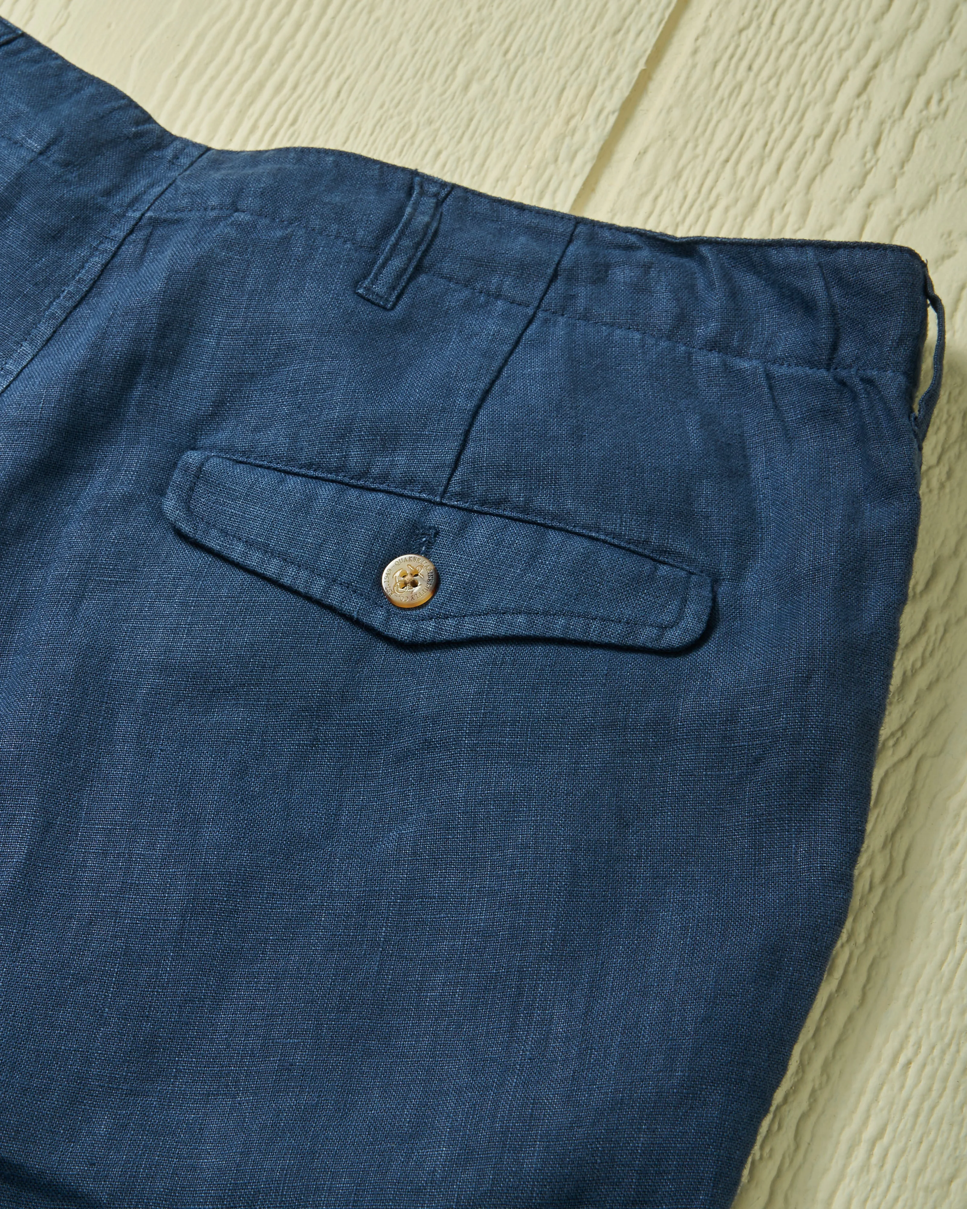 Camden Pant in Navy Linen