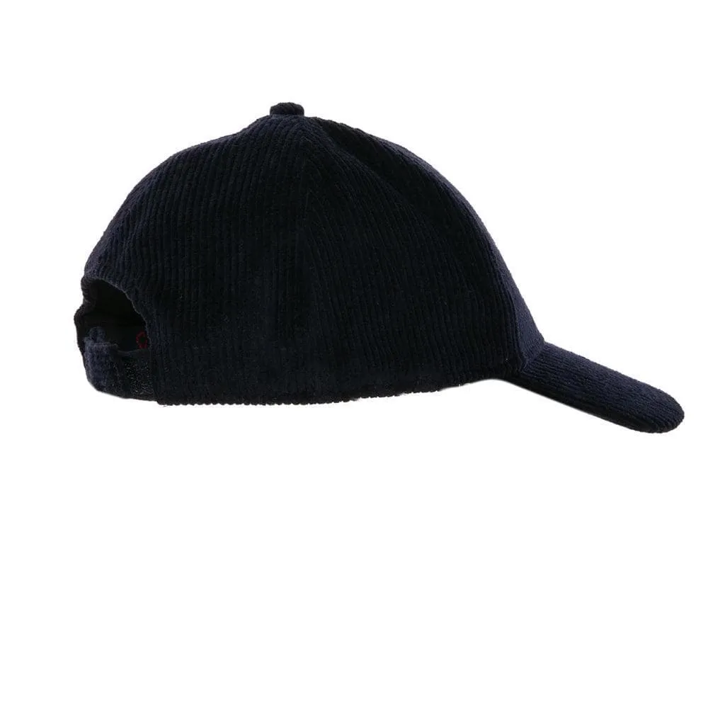 Cappello da baseball in velluto a coste