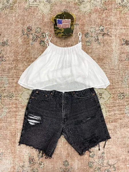 Custom Vintage Denim Shorts