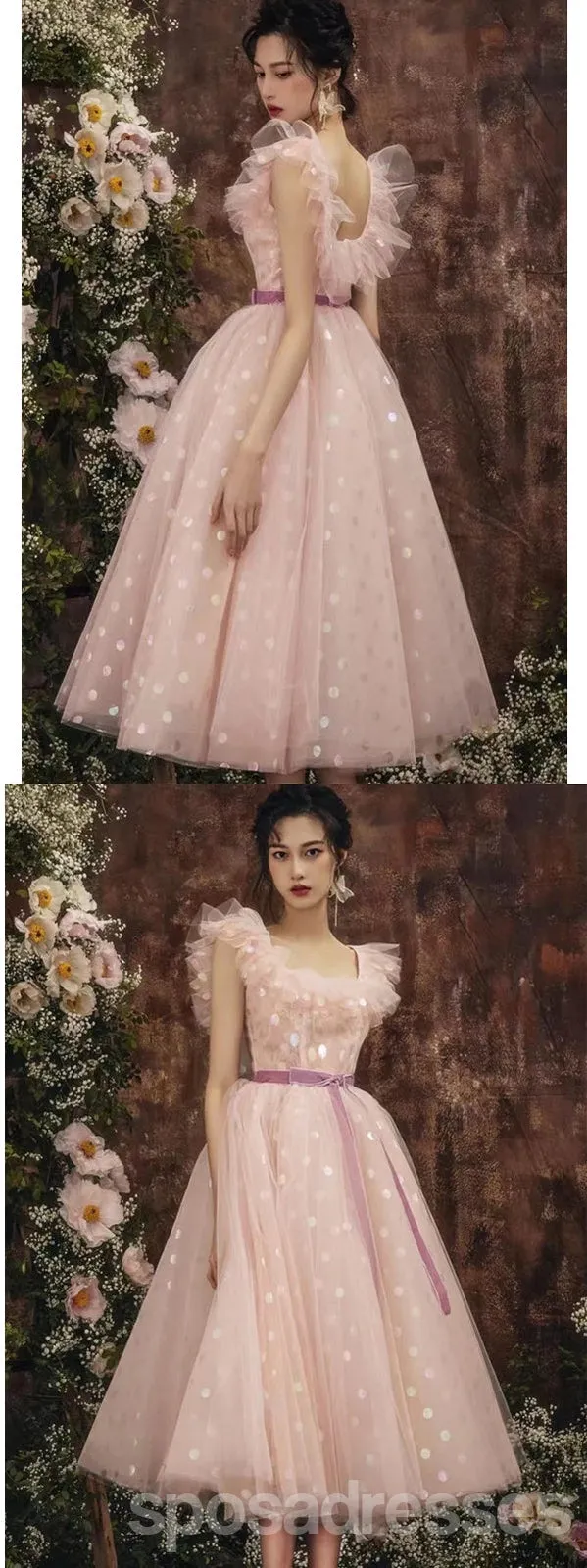 Cute Pink Homecoming Dresses,Cheap Short Prom Dresses,CM897