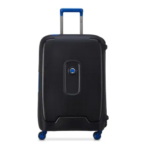 Delsey Moncey 69cm Medium Hardsided Luggage Black/Blue