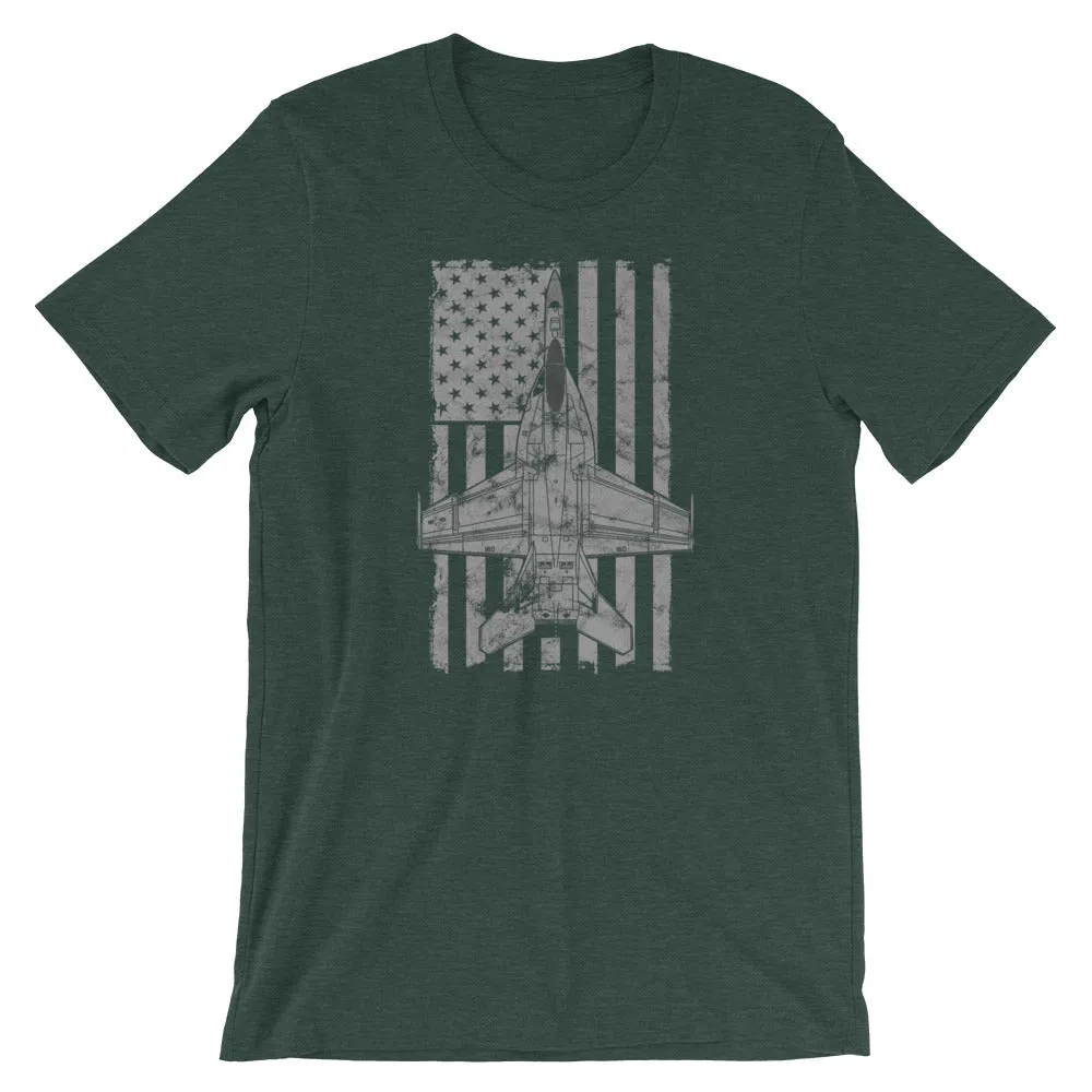 F/A-18E Super Hornet Vintage Flag Tee