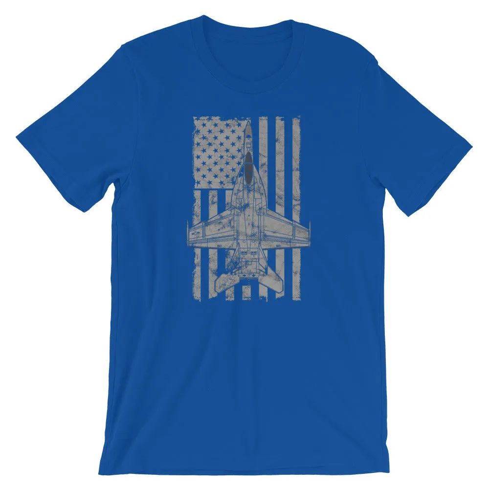 F/A-18E Super Hornet Vintage Flag Tee