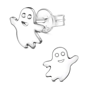 Fa-boo-lous Ghost Stud Earrings Sterling Silver