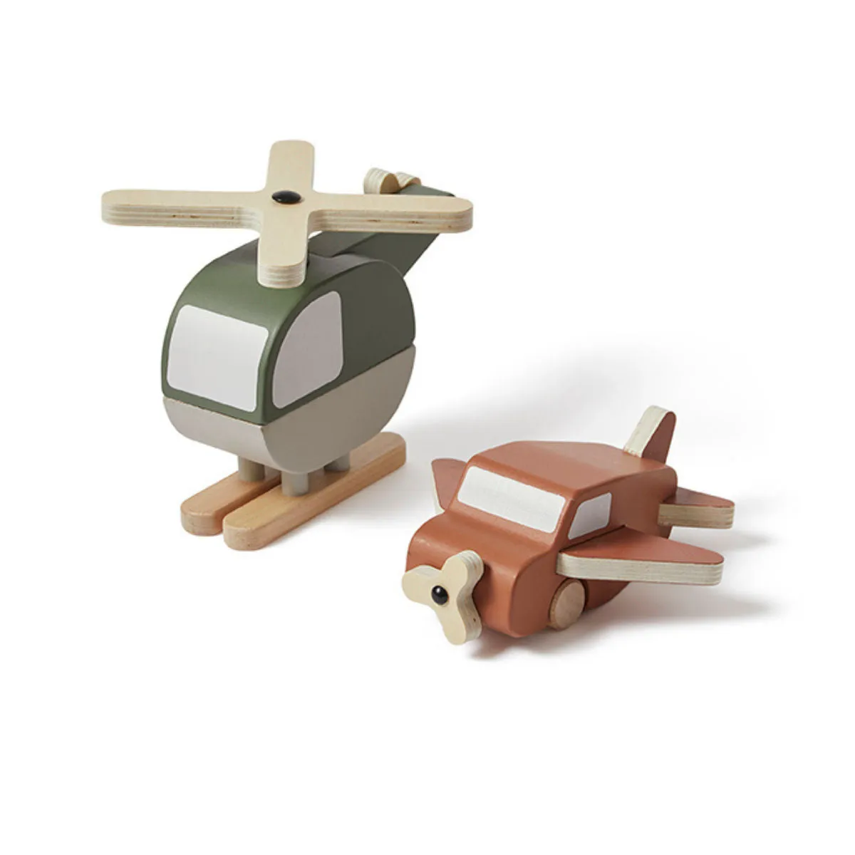 Flexa Wooden Helicopter and Plane