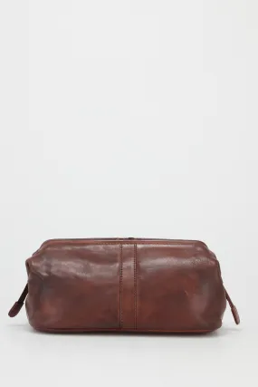 Flynn Leather Washbag