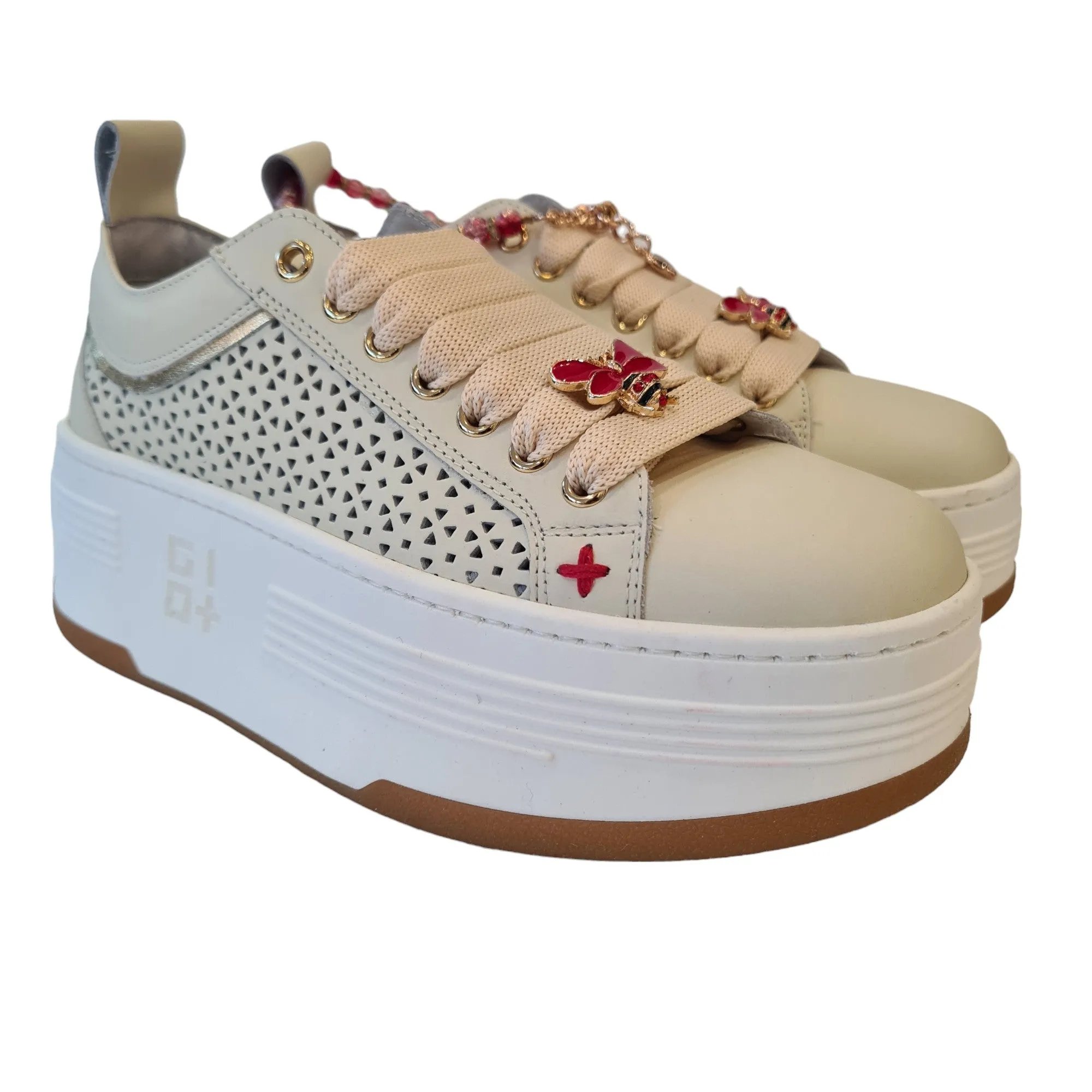 Gio  Sneakers Beige Donna Rif.19