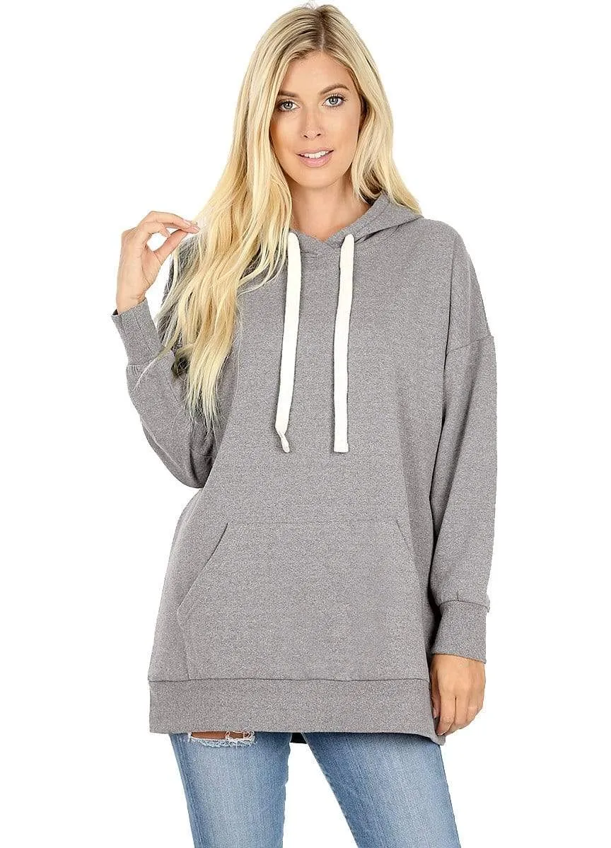 Haute Edition Women's Fashion Fleece Lined Pullover Hoodies