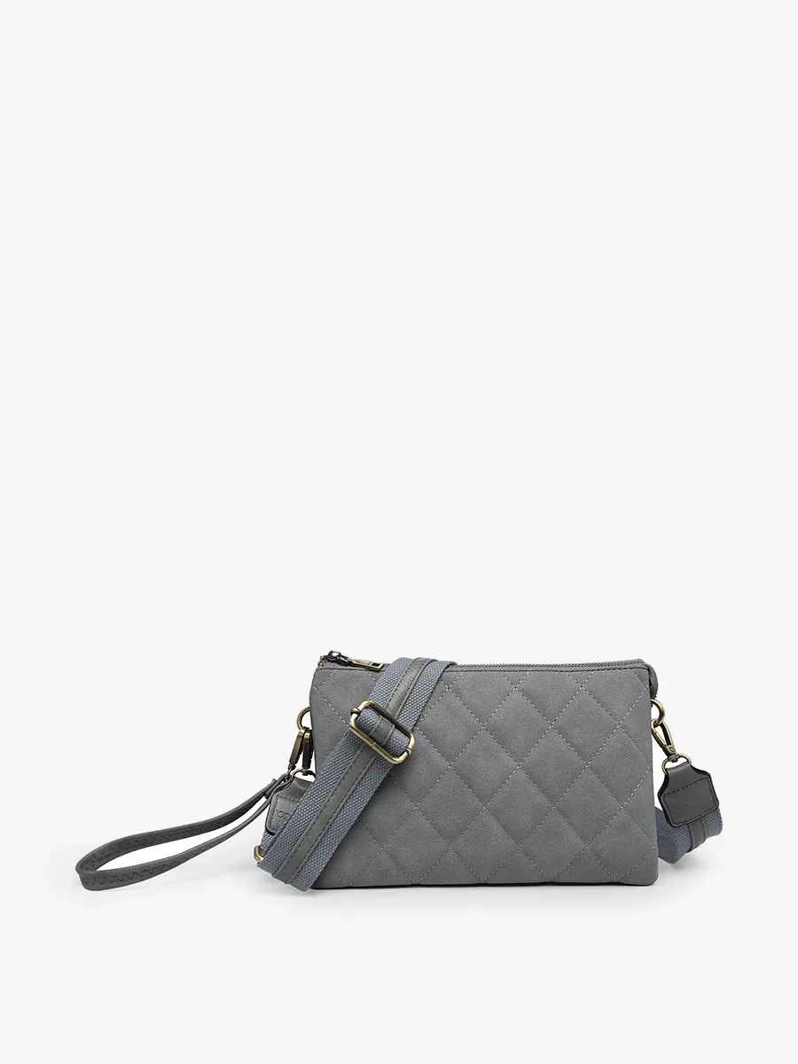 Izzy Quilted Crossbody with Canvas Strap