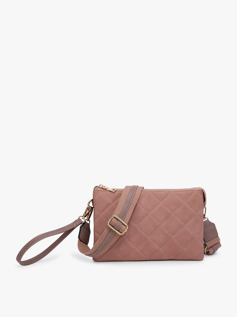 Izzy Quilted Crossbody with Canvas Strap