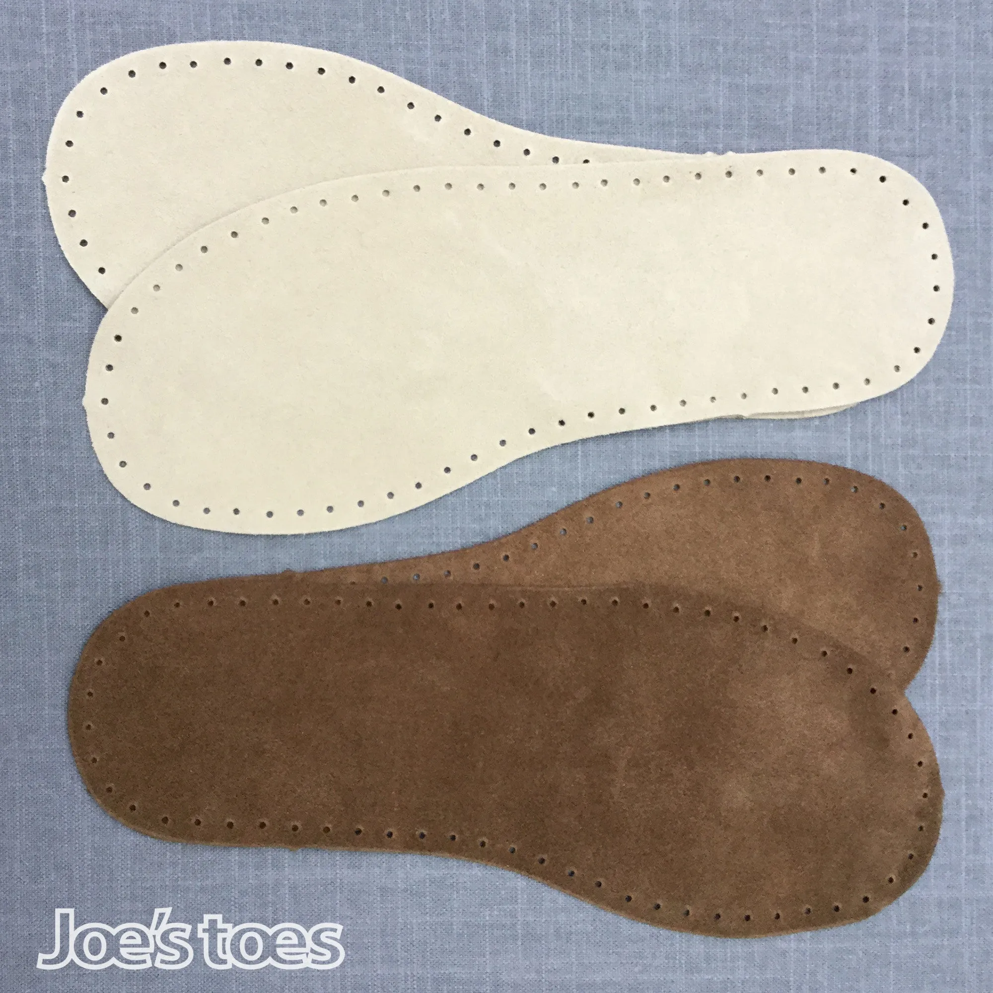 Joe's Toes Snuggly Knitted Slipper Kit with Suede soles