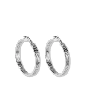 Jupiter Hoop Earrings <br>Silver