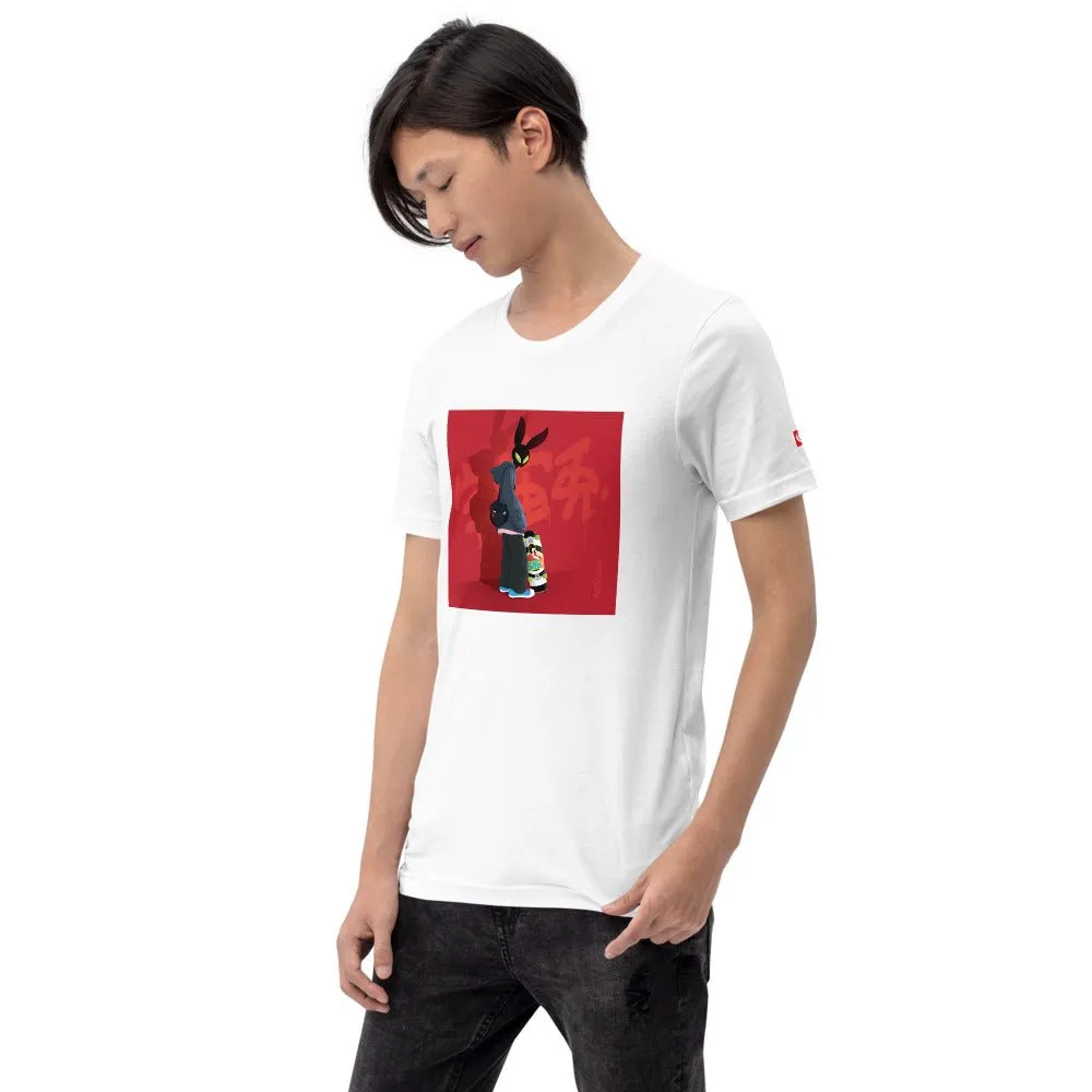 Karma Ace: Alien Usagi by HOLLOH - Short-Sleeve Unisex T-Shirt