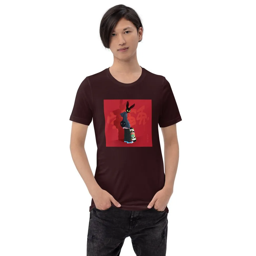 Karma Ace: Alien Usagi by HOLLOH - Short-Sleeve Unisex T-Shirt