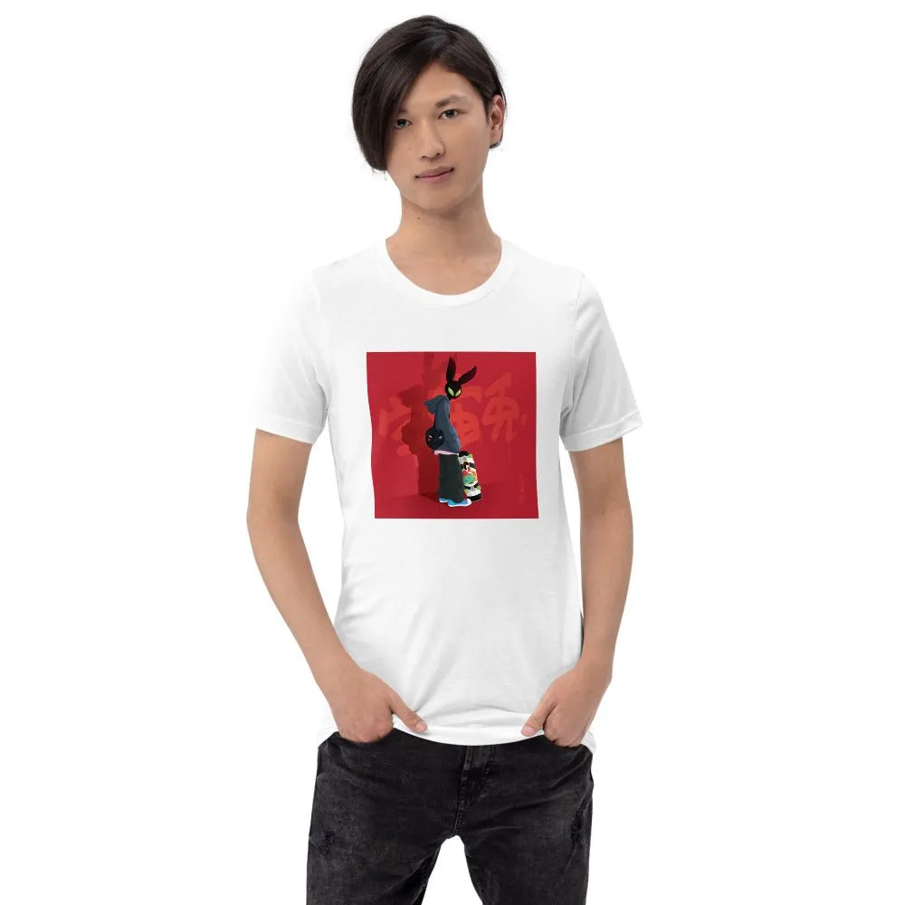 Karma Ace: Alien Usagi by HOLLOH - Short-Sleeve Unisex T-Shirt