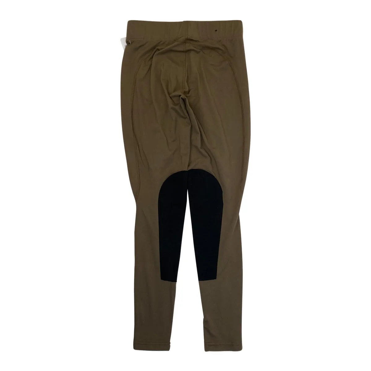 Kerrits 'Flow Rise' Knee Patch Performance Tight in Sable Brown - Women's Small