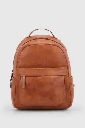 Leo Leather Backpack