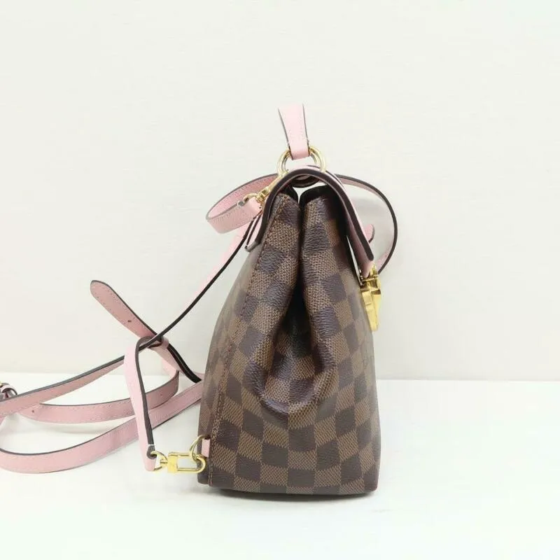 Louis Vuitton Clapton Magnolia Brown Damier Ébène Canvas Backpack