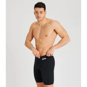 Men's Solid Jammer (Black/White)