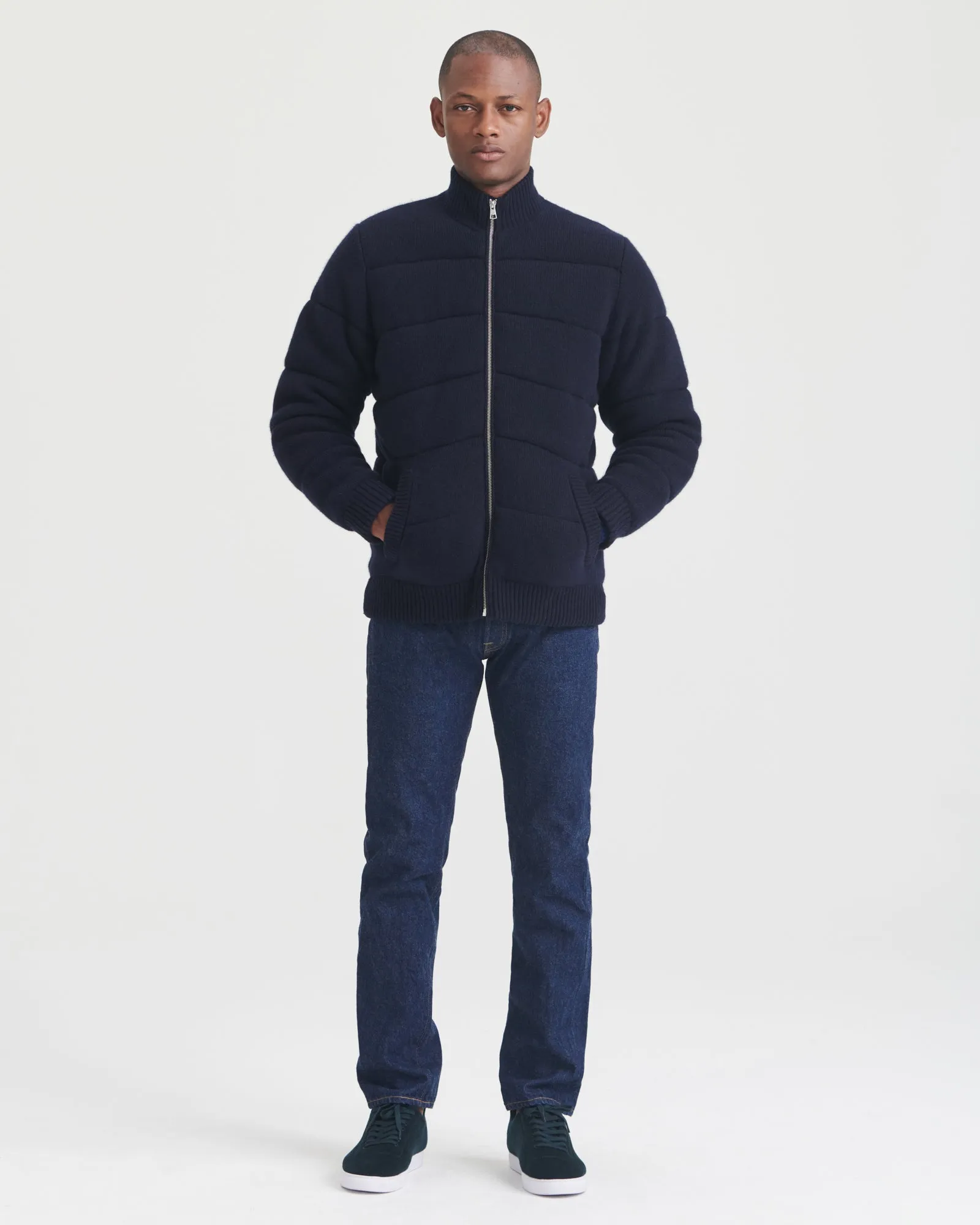 Merino Cashmere Puffer Jacket