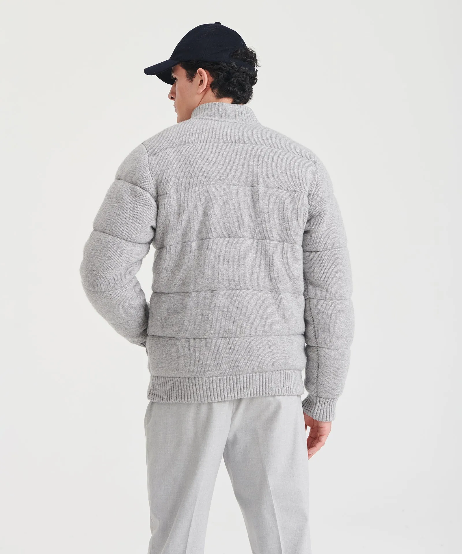 Merino Cashmere Puffer Jacket