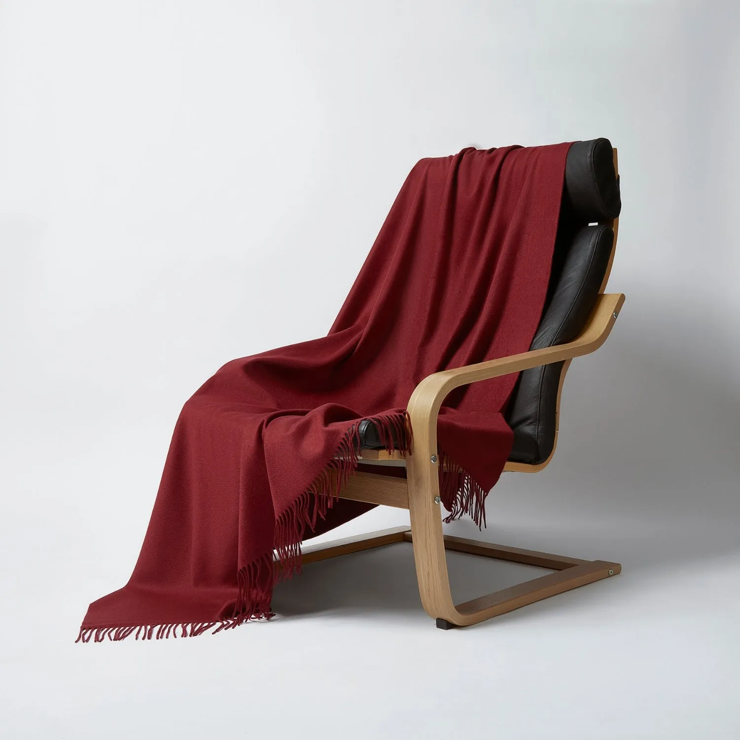 Merlot Cashmere Blanket | Johnstons of Elgin