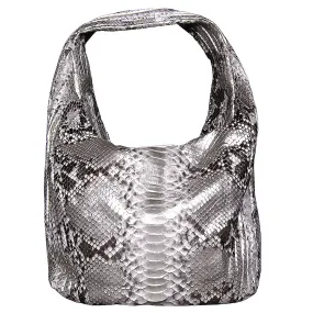 Metallic Silver Hobo Bag