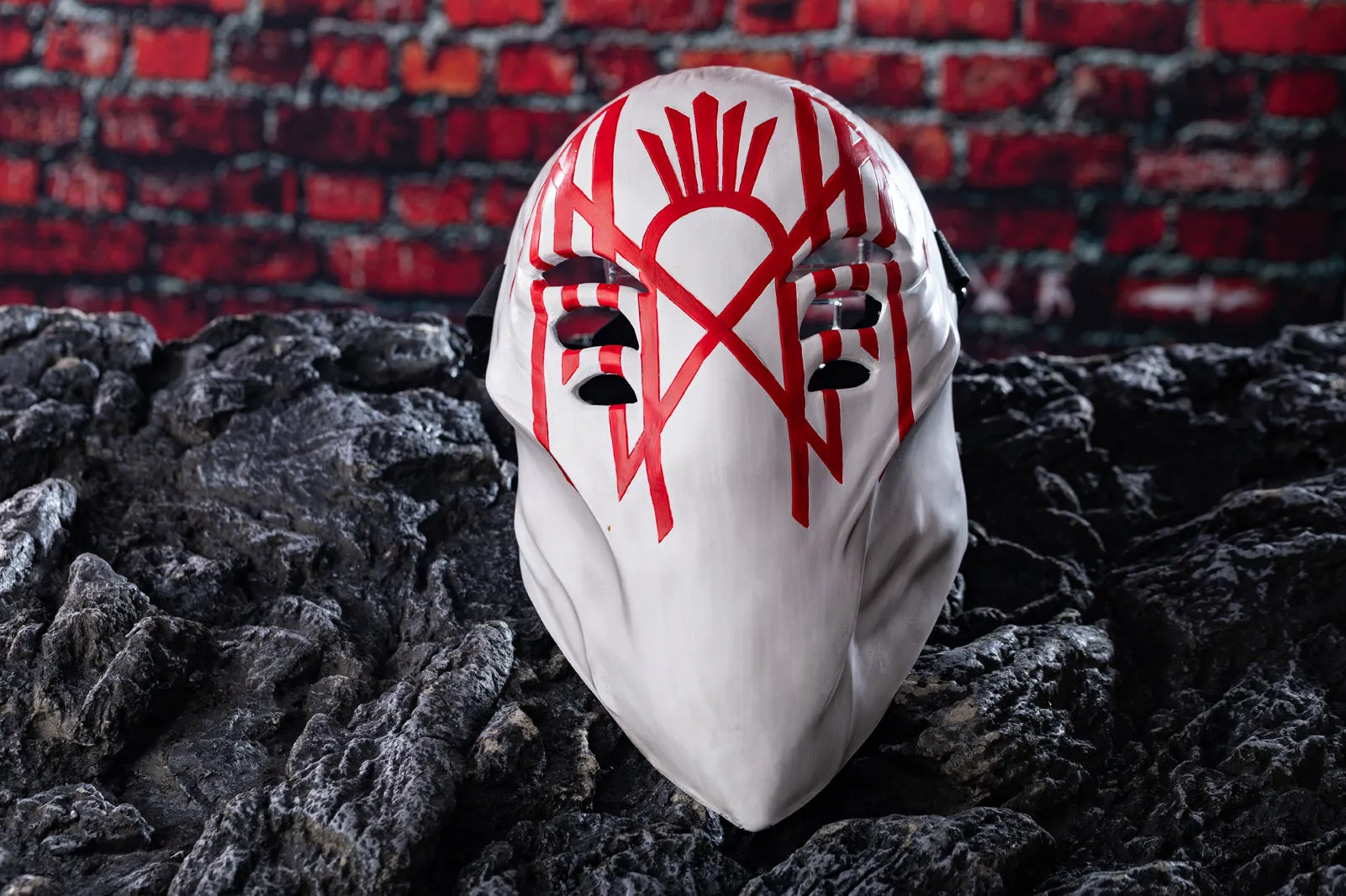 【Neu eingetroffen】Xcoser Sleep Vesselposting Maske Rockband Cosplay-Requisite Erwachsene Halloween-Maske verstellbar