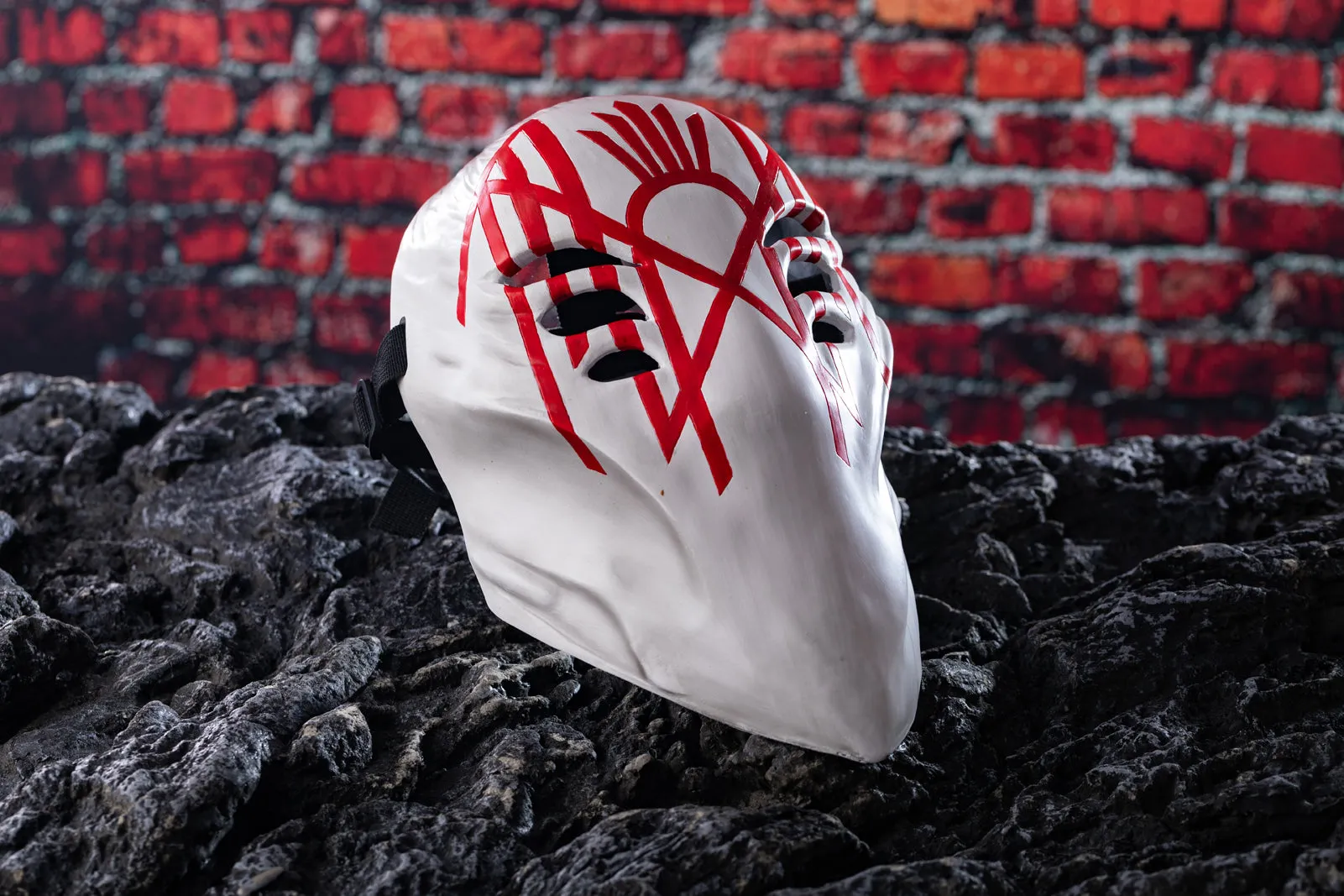 【Neu eingetroffen】Xcoser Sleep Vesselposting Maske Rockband Cosplay-Requisite Erwachsene Halloween-Maske verstellbar