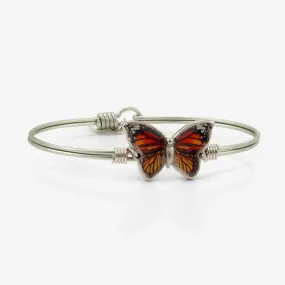 New Monarch Butterfly Bangle Bracelet