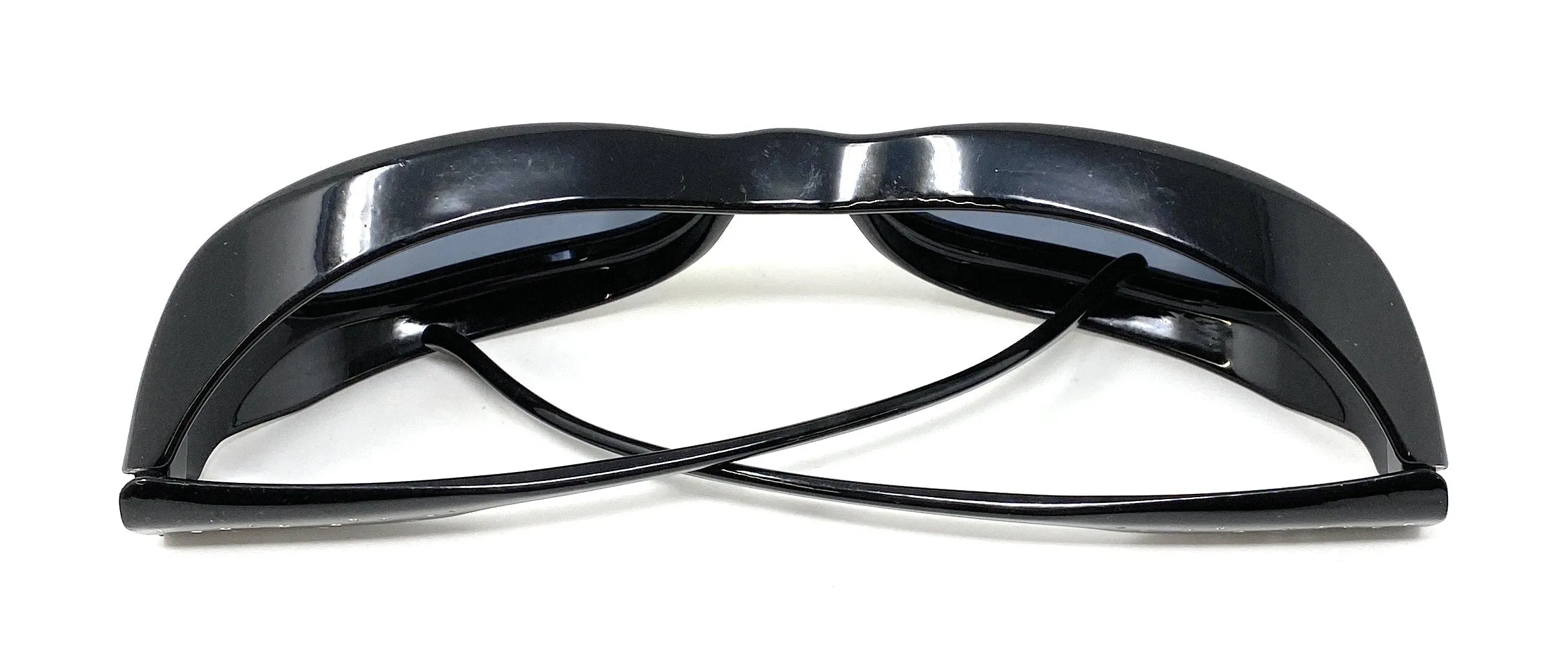 Polarised Optical Covers Over Spectacles BLACK with Diamond Effect Solar Shield 580