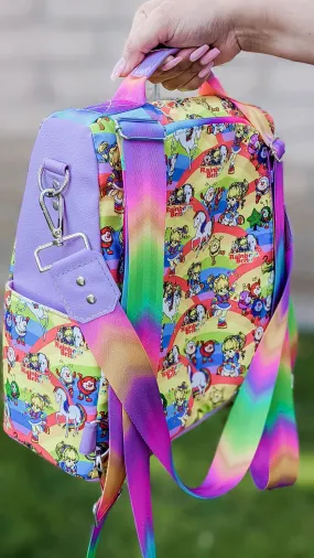 Rainbow Girl Convertible Backpack