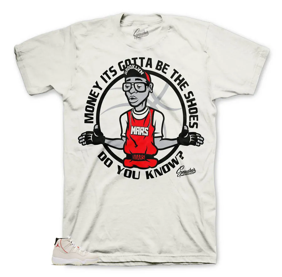 Retro 11 Platinum Tint Gotta Be Shoes Shirt