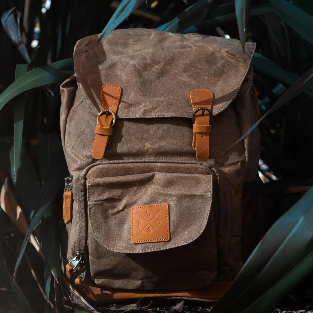 Roe - Waxed Canvas Adventure Backpack