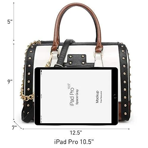 Shiny Patent Handbags Barrel Top Handle Bag for Women l Dasein