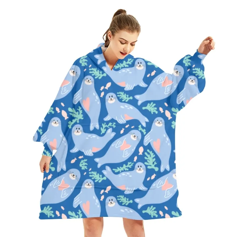 Snuggly™ Oversized Blanket Hoodie