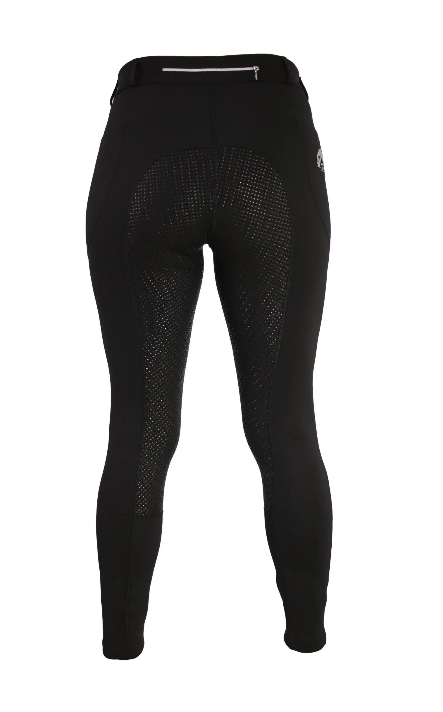 Spring Riding Tights in Black - With or Without Silicone Seat