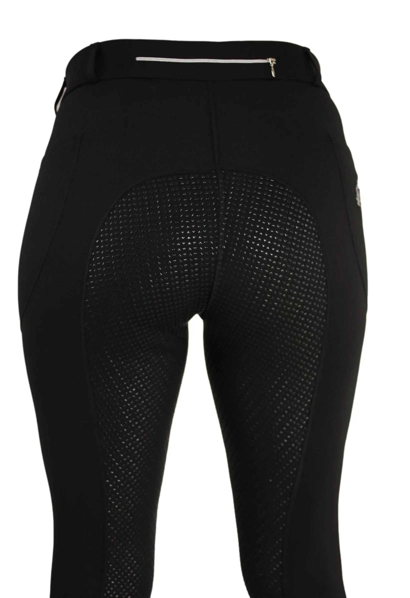 Spring Riding Tights in Black - With or Without Silicone Seat