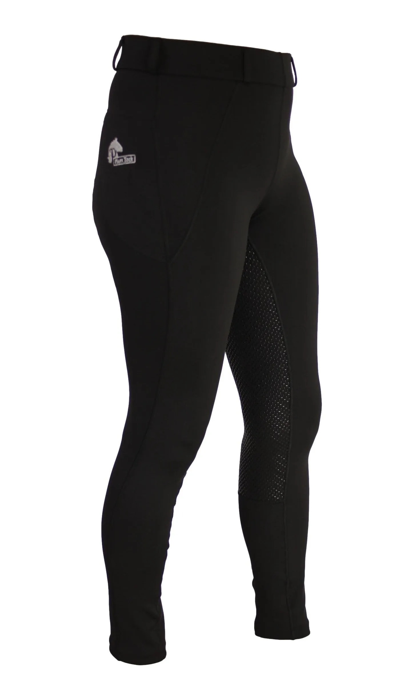 Spring Riding Tights in Black - With or Without Silicone Seat