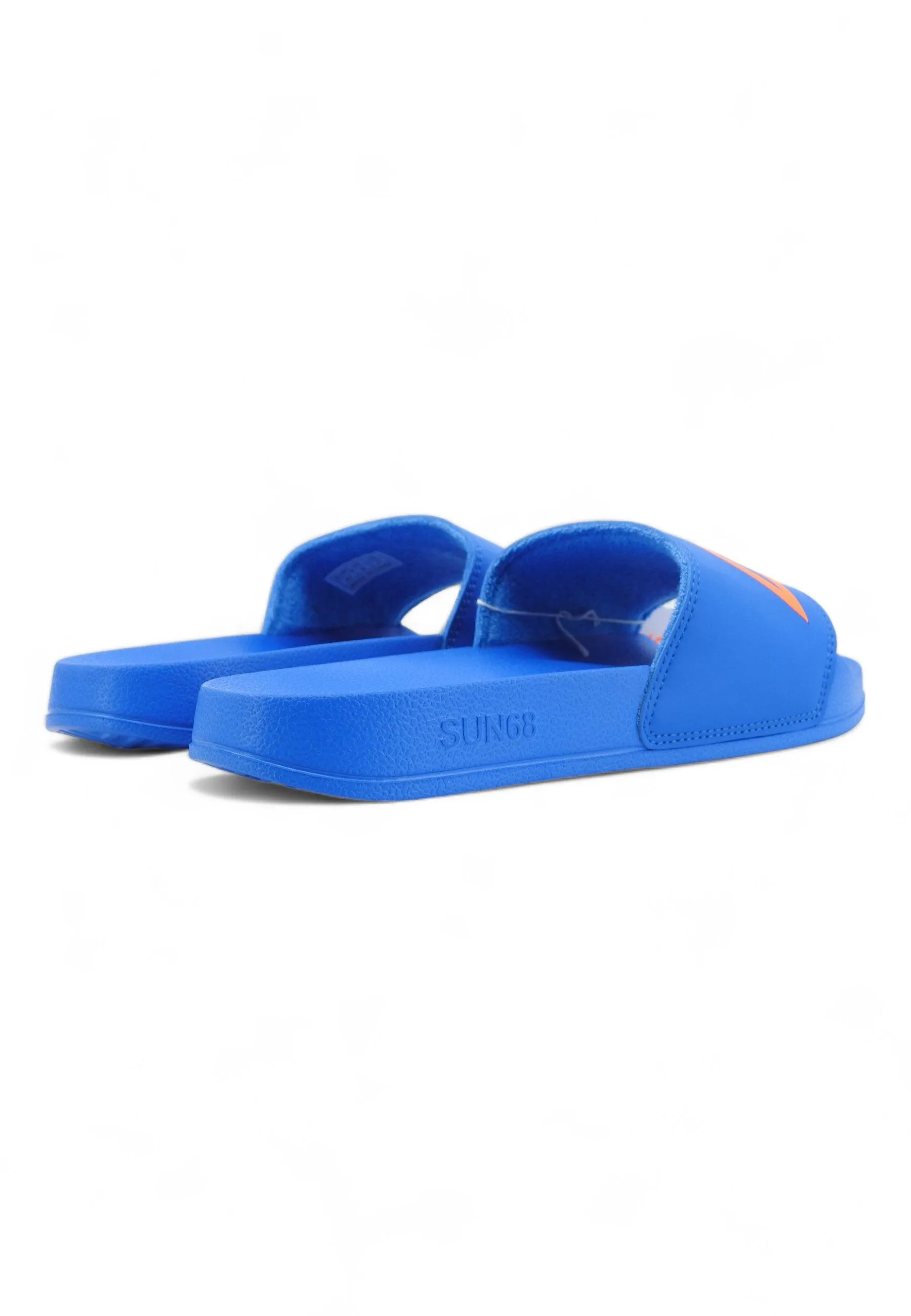 SUN68 Slippers Ciabatta Uomo Blu Royal X34103