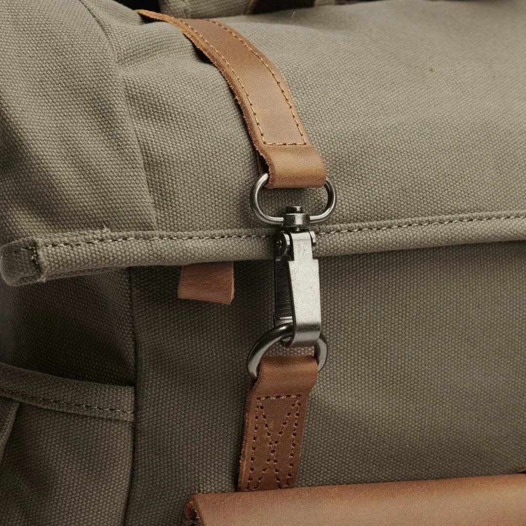 Tay - Canvas Rolltop Backpack