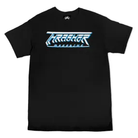 THRASHER T-SHIRT FUTURE LOGO SS BLACK