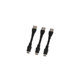 Three Pack USB to USB-C 4-Inch Cable