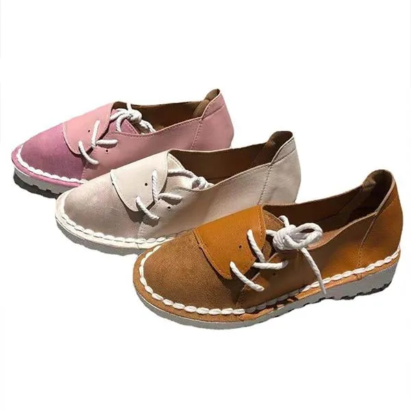 Women's Casual Round Toe Strap Peas Shoes 46521506S