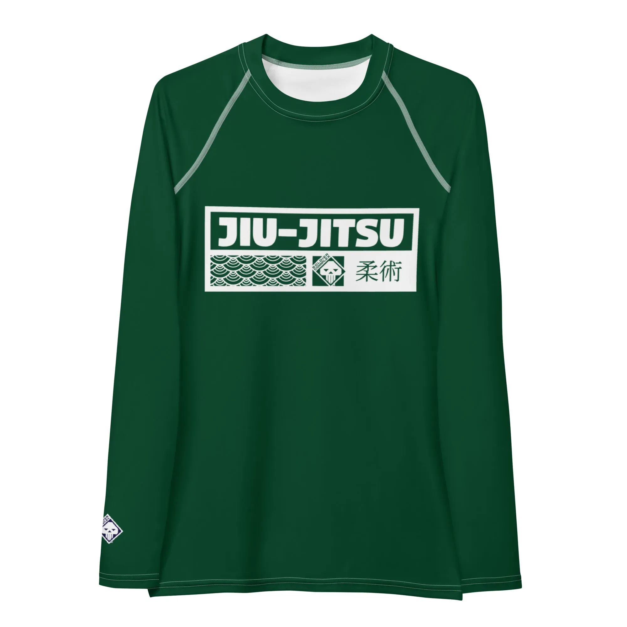 Womens Long Sleeve BJJ Rash Guard - Jiu-Jitsu 008 - Sherwood Forest